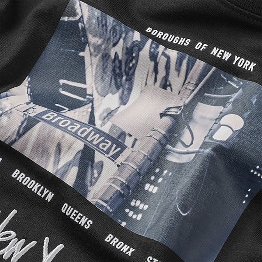 T-shirt con stampa frontale City Photo Graphic Tee Ls Calvin Klein | CKIB0IB02400BEH